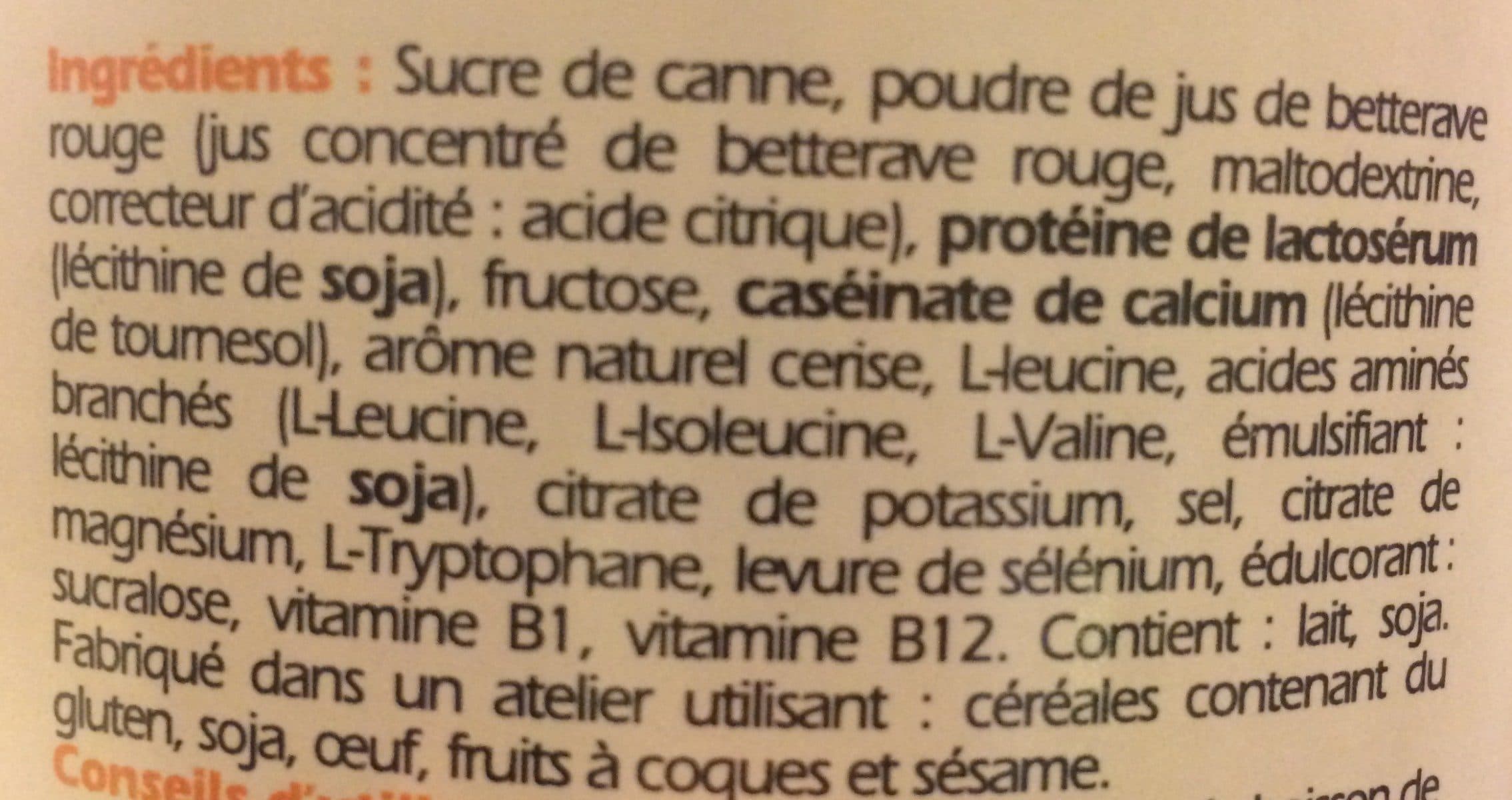 Punch power Boisson de recupération packshot
