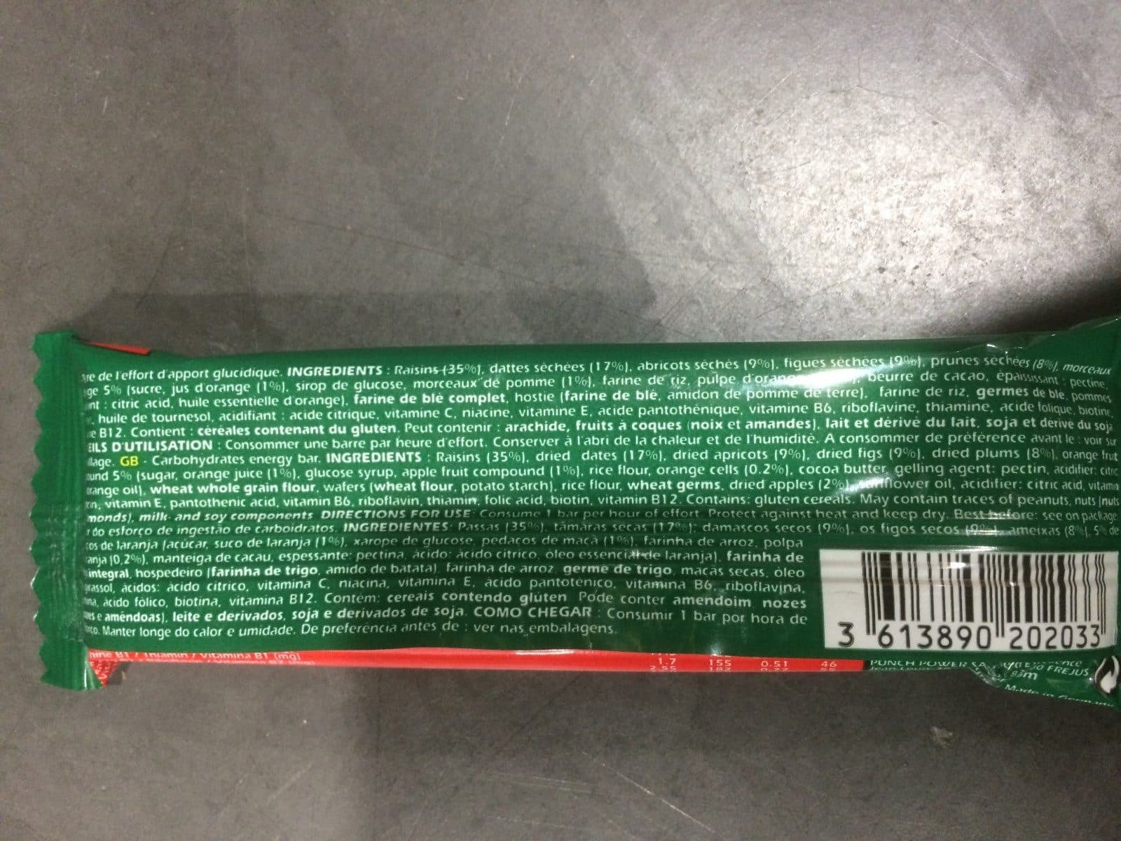 Punch power Punchy Bar Punch Power (multifruit) packshot