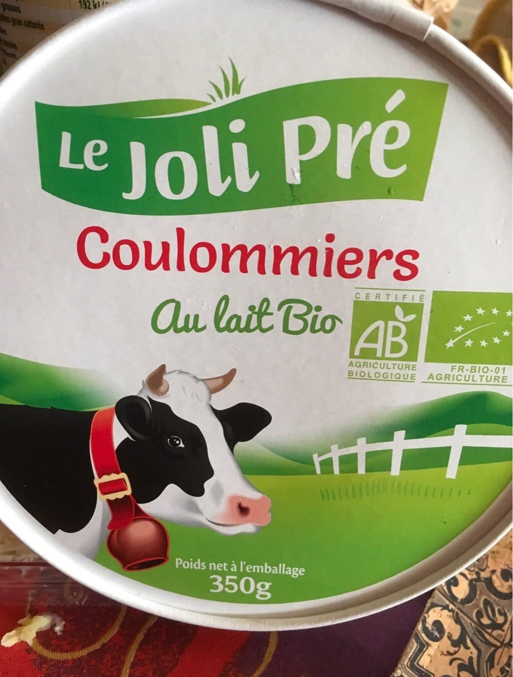 Le Joli Pré Le joli pré coulommiers au lait bio packshot