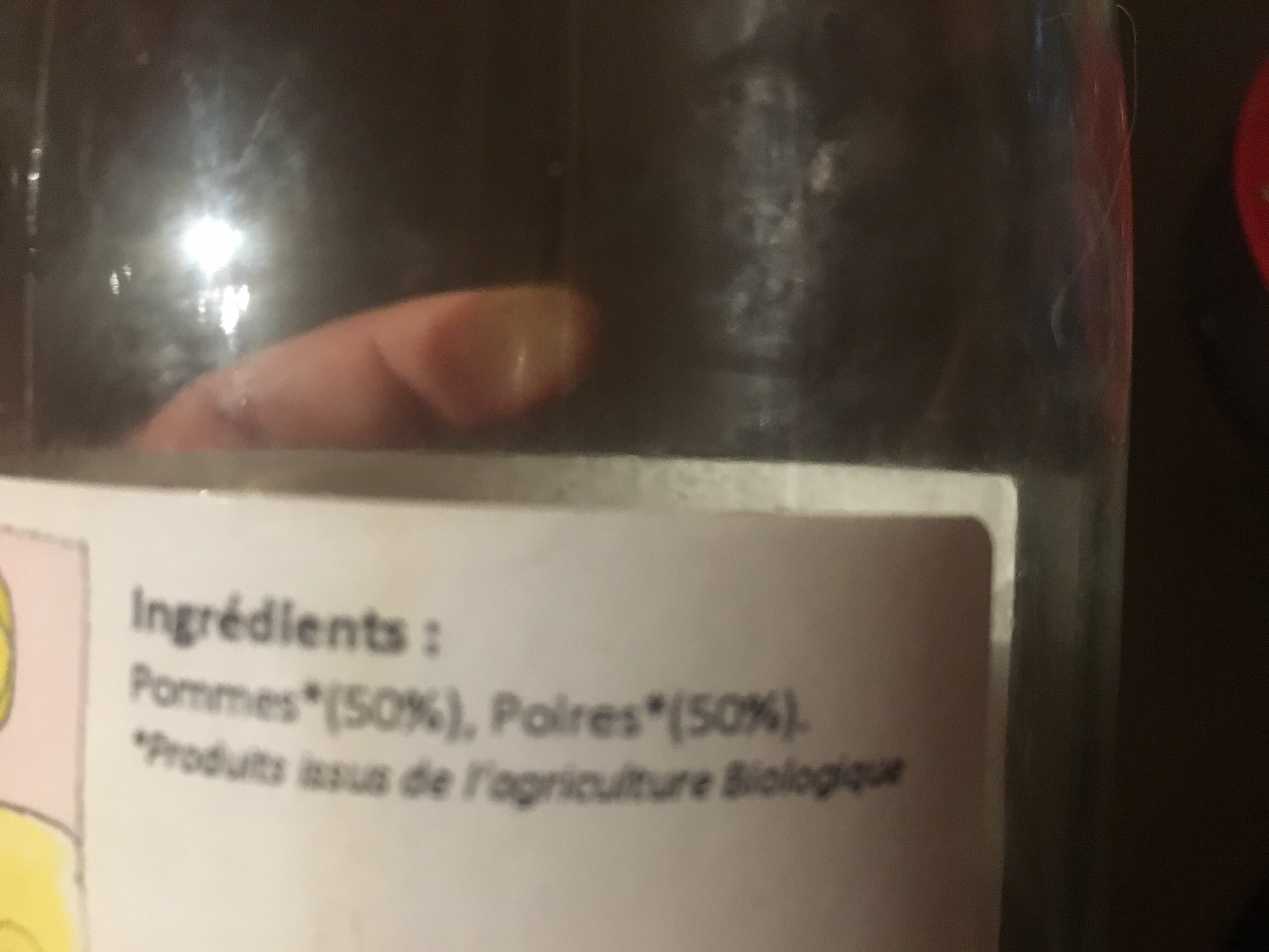 Industriel Jus pommes poires packshot
