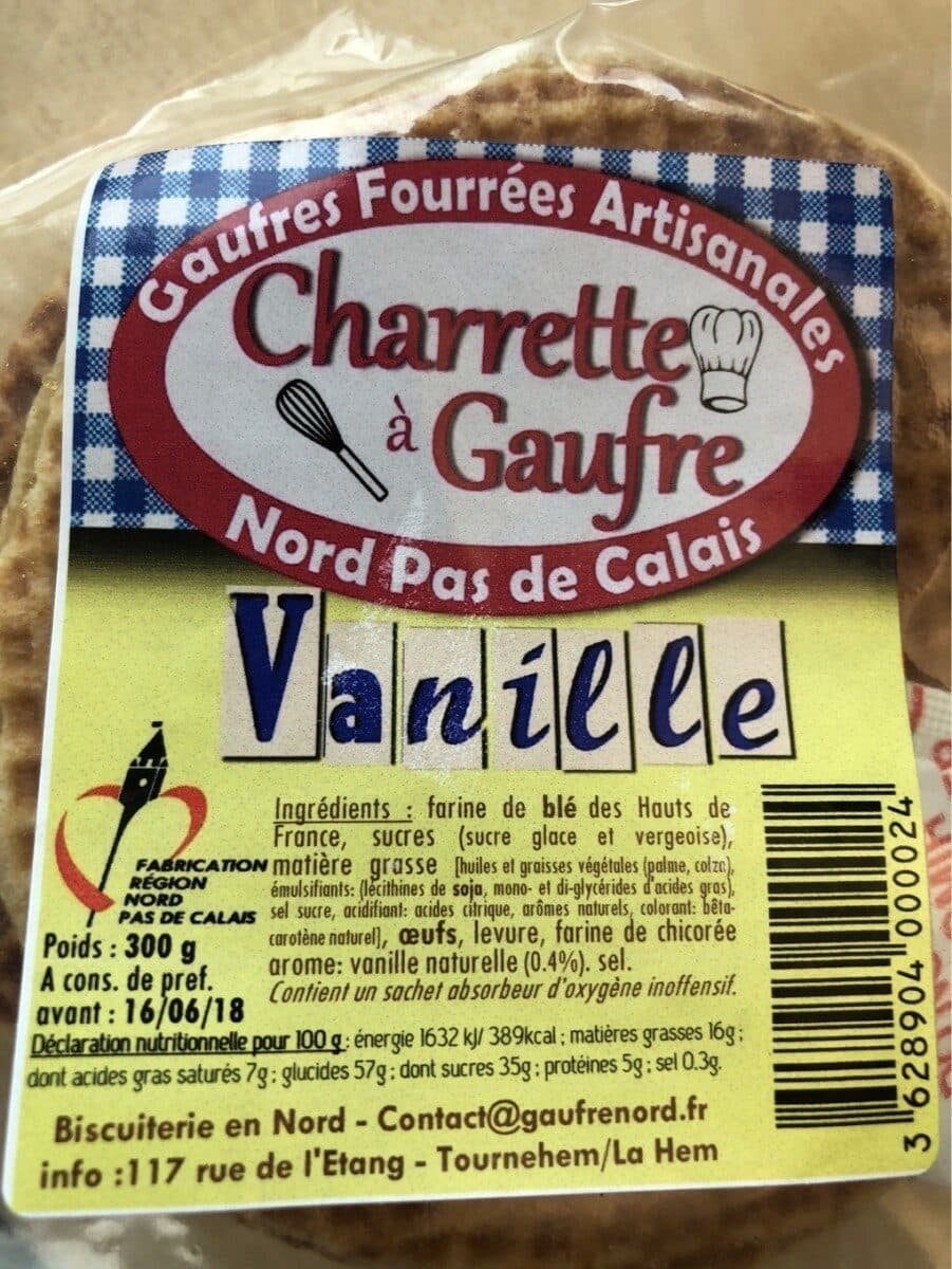 Open Food Facts Gaufres fourrees artisanales packshot