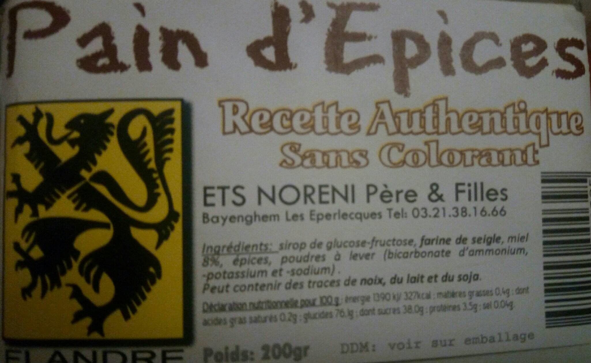 Noreni Père Et Filles Pain d'épices packshot