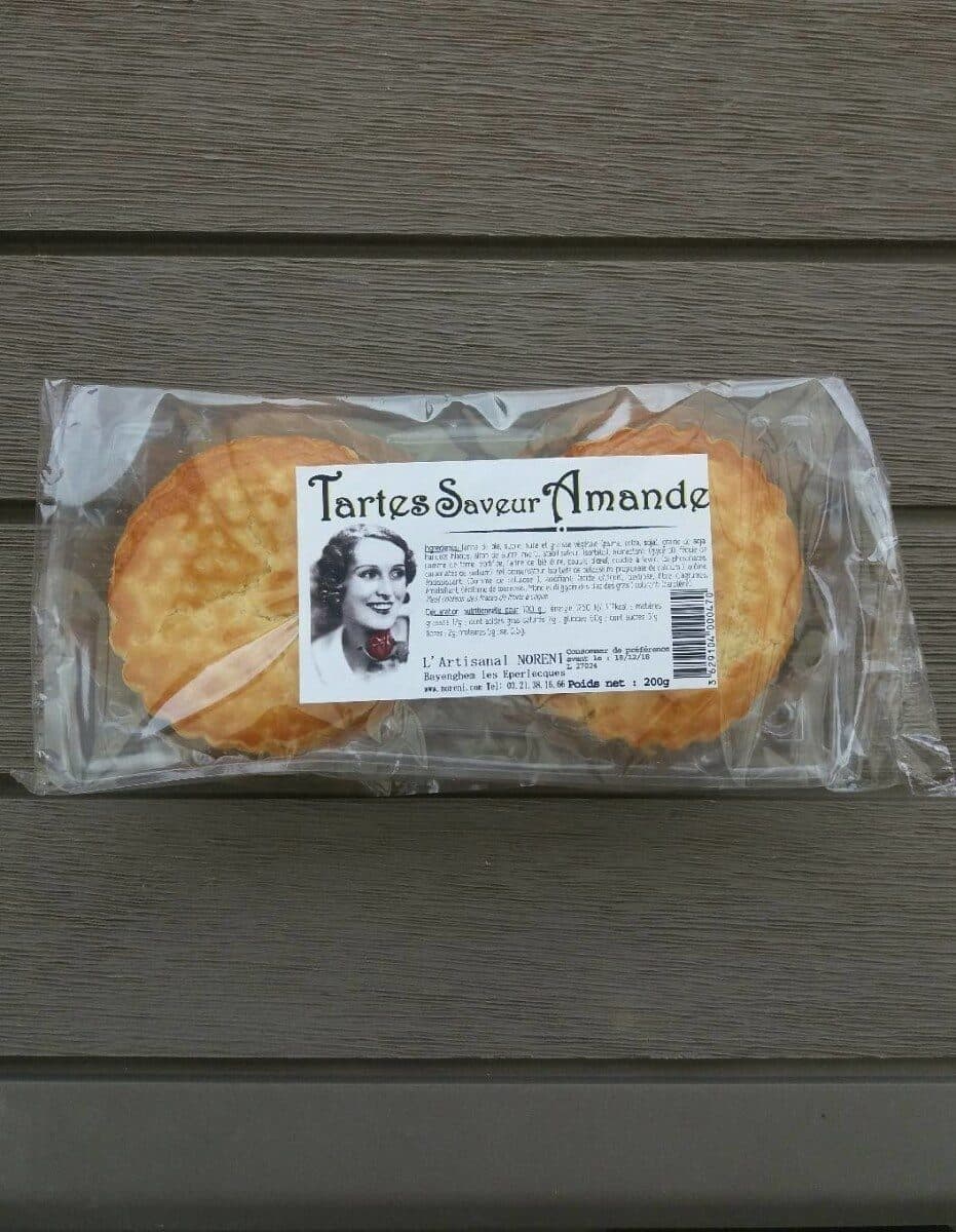 Open Food Facts Tartes saveur amande packshot