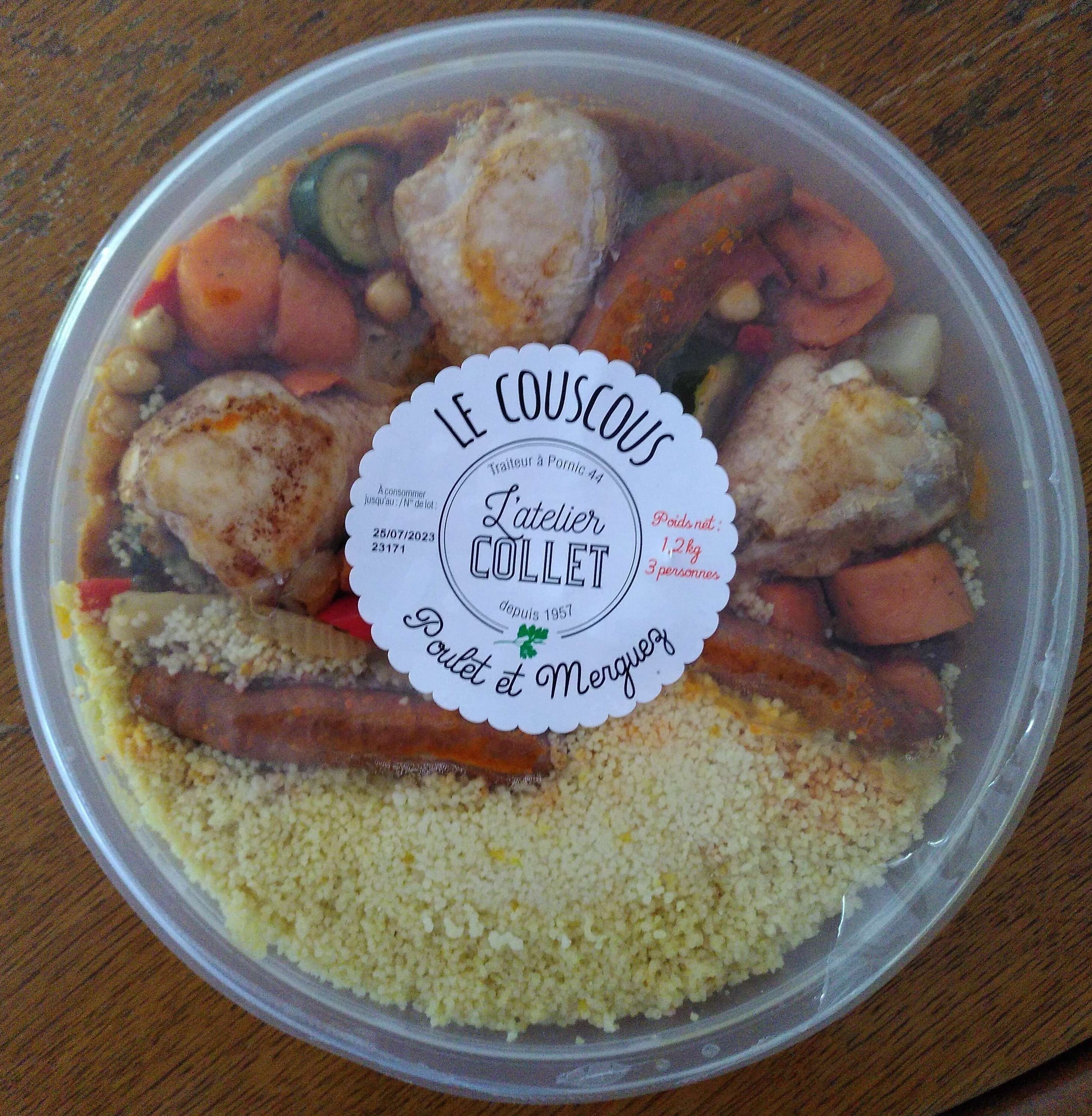L'ATELIER COLLET Couscous poulet et merguez packshot
