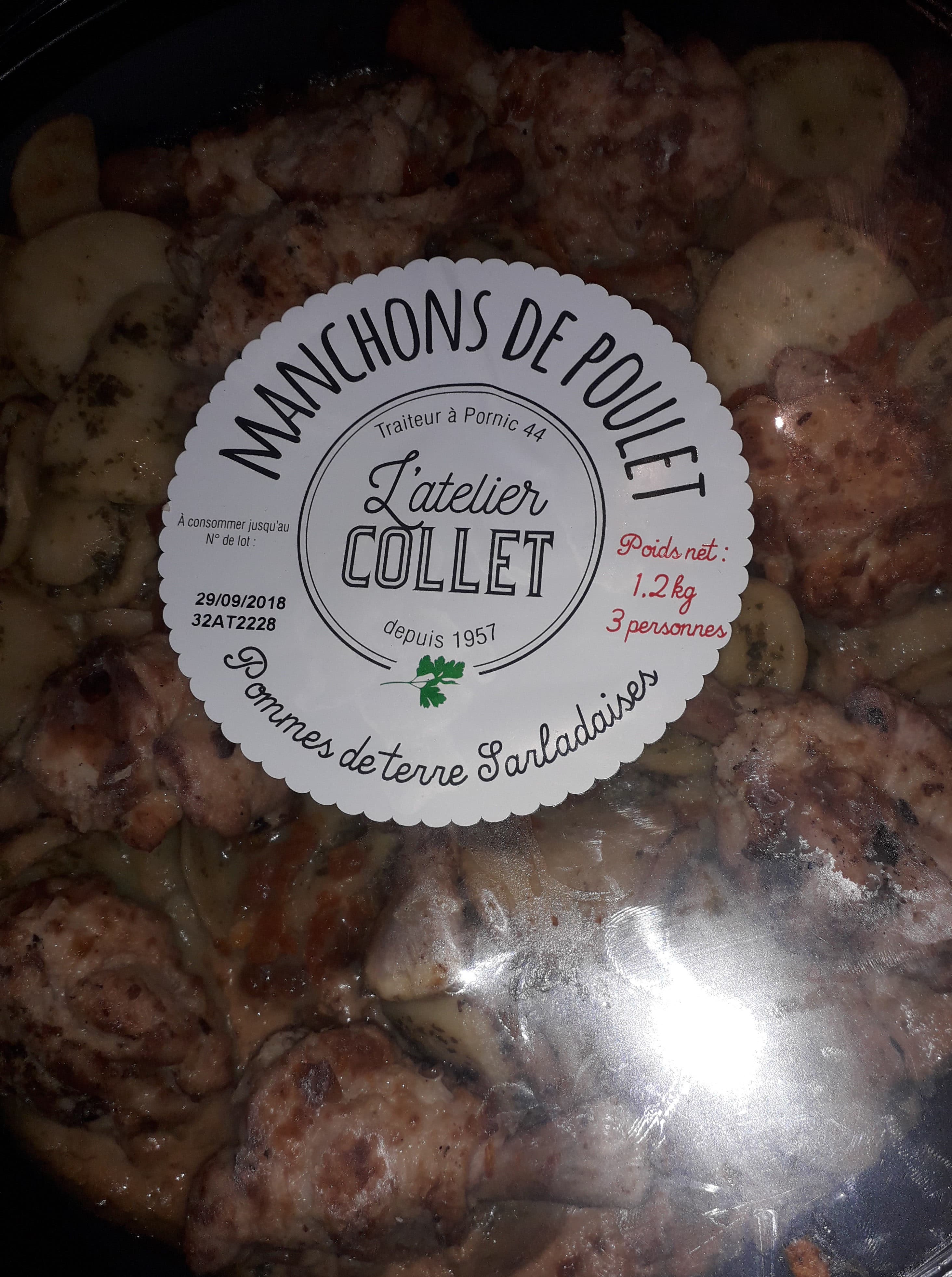 Open Food Facts Manchons de poulet rôti et pomme de terre salardaises packshot