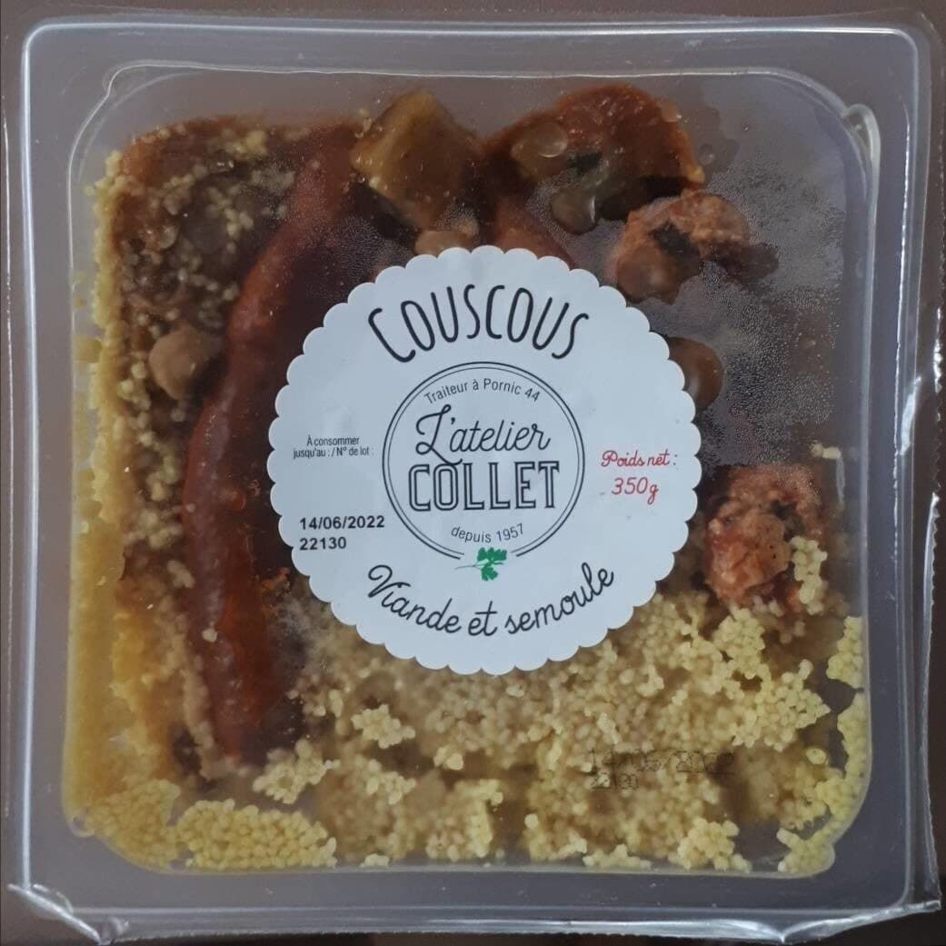 L’atelier Collet Couscous viande et semoule packshot