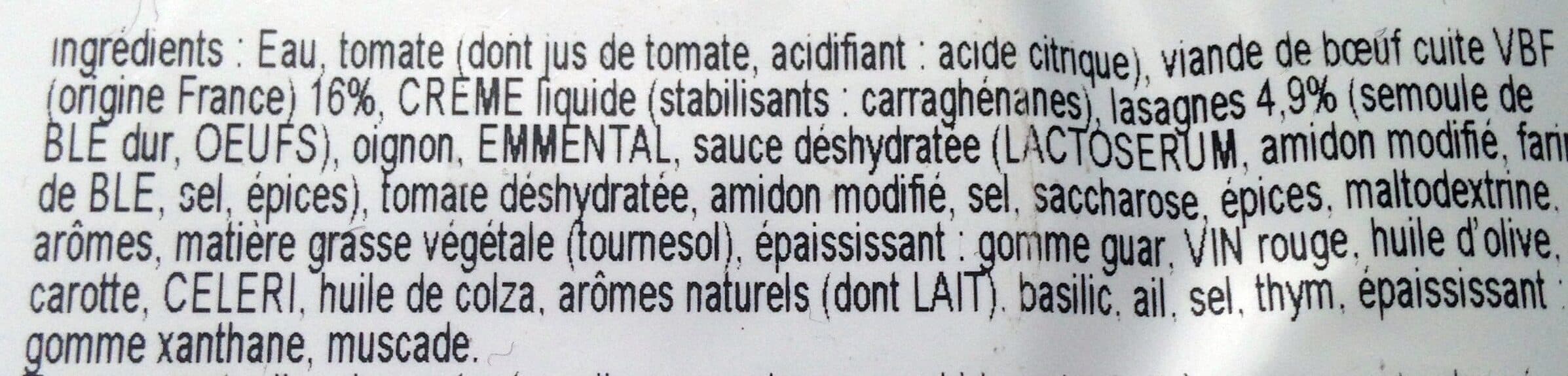 Collet Lasagnes bolognaises packshot
