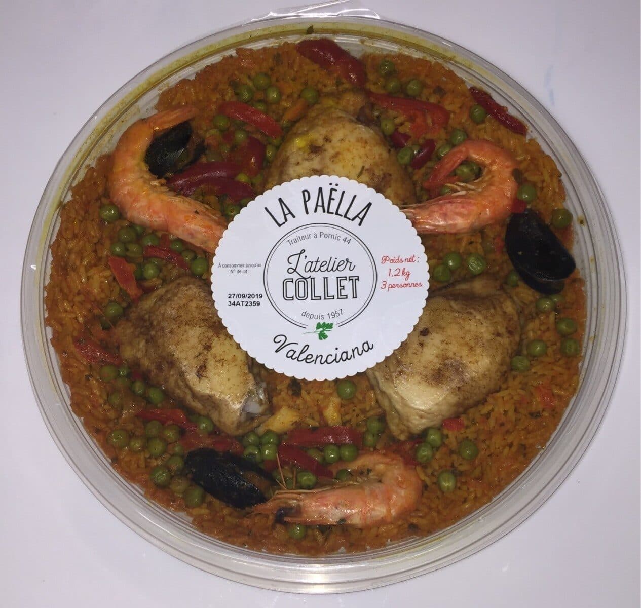Leclerc Traiteur Paella valencienna packshot