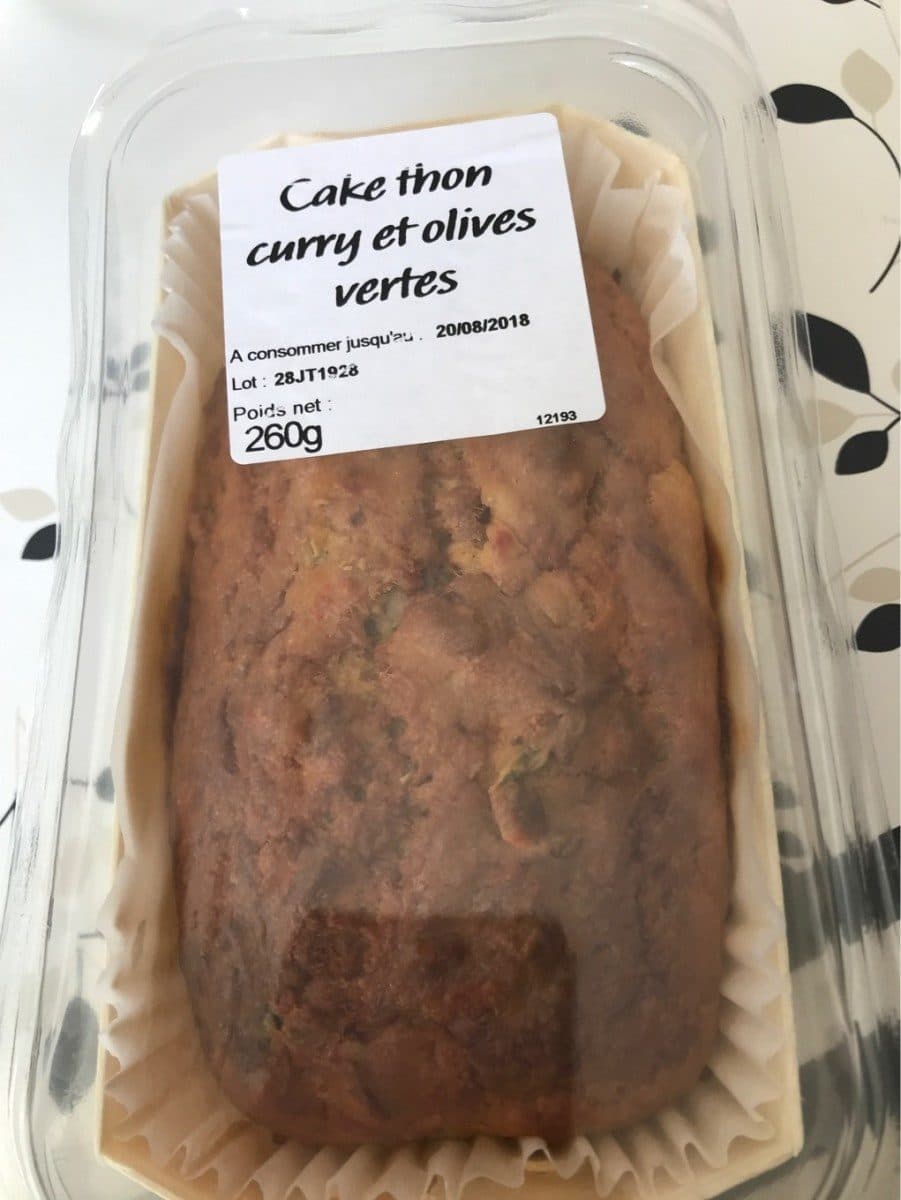 Open Food Facts Cake thon curry olives vertes packshot