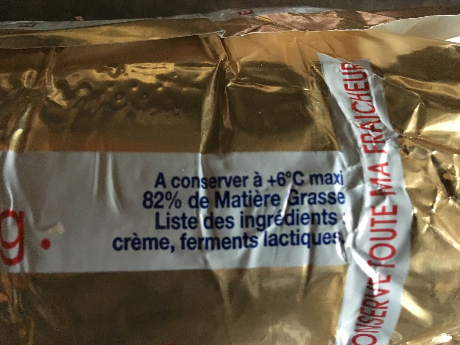 Open Food Facts Beurre fab traditionnelle packshot