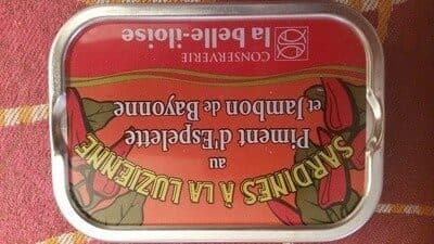 La belle-iloise Sardines à la luzienne au piment d'Espelette packshot