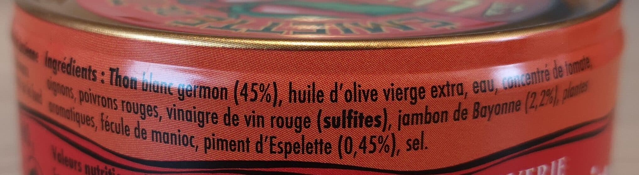 La belle-iloise Emietté de thon à la Luzienne packshot