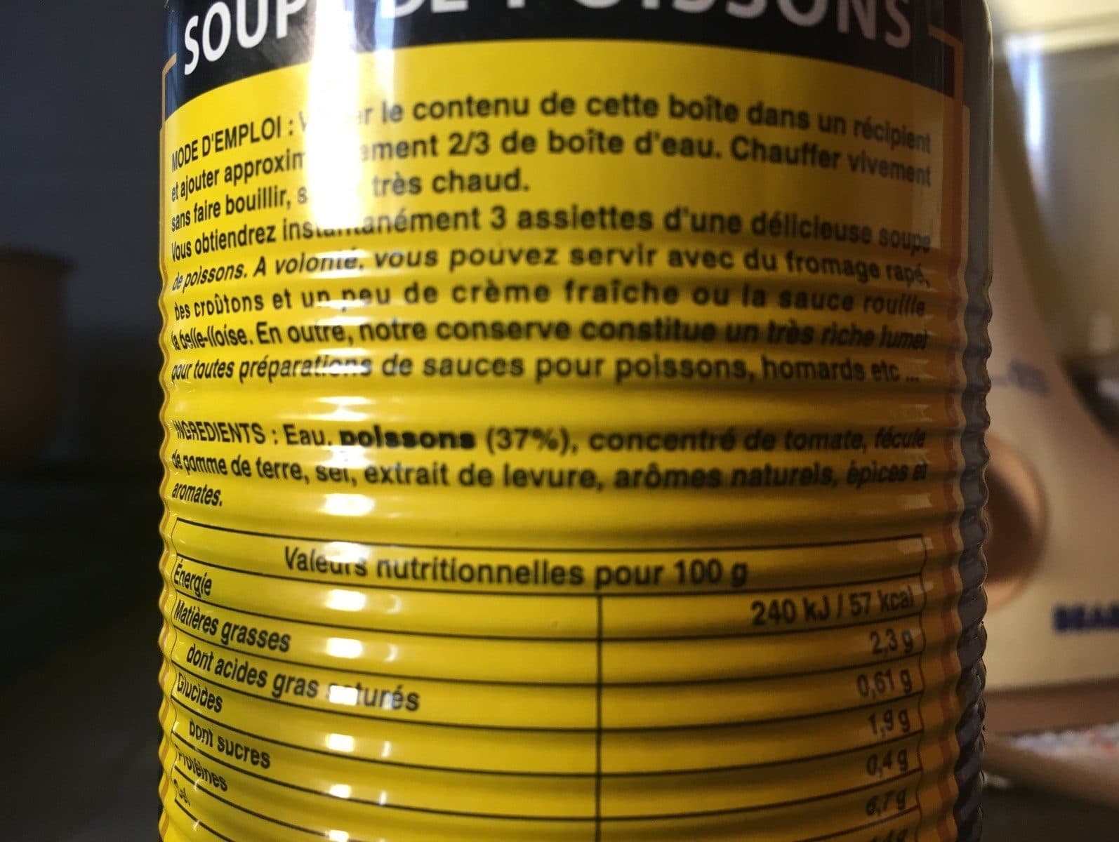 La belle-iloise Soupe poissons packshot