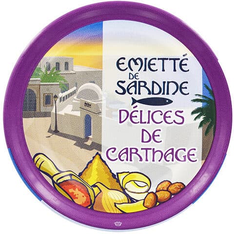 La belle-iloise Emietté de sardines Délices de Carthage packshot