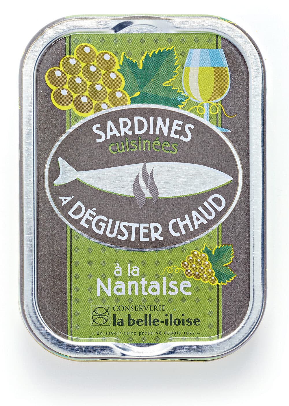 La belle-iloise Sardines cuisinées à déguster chaud à la Nantaise packshot