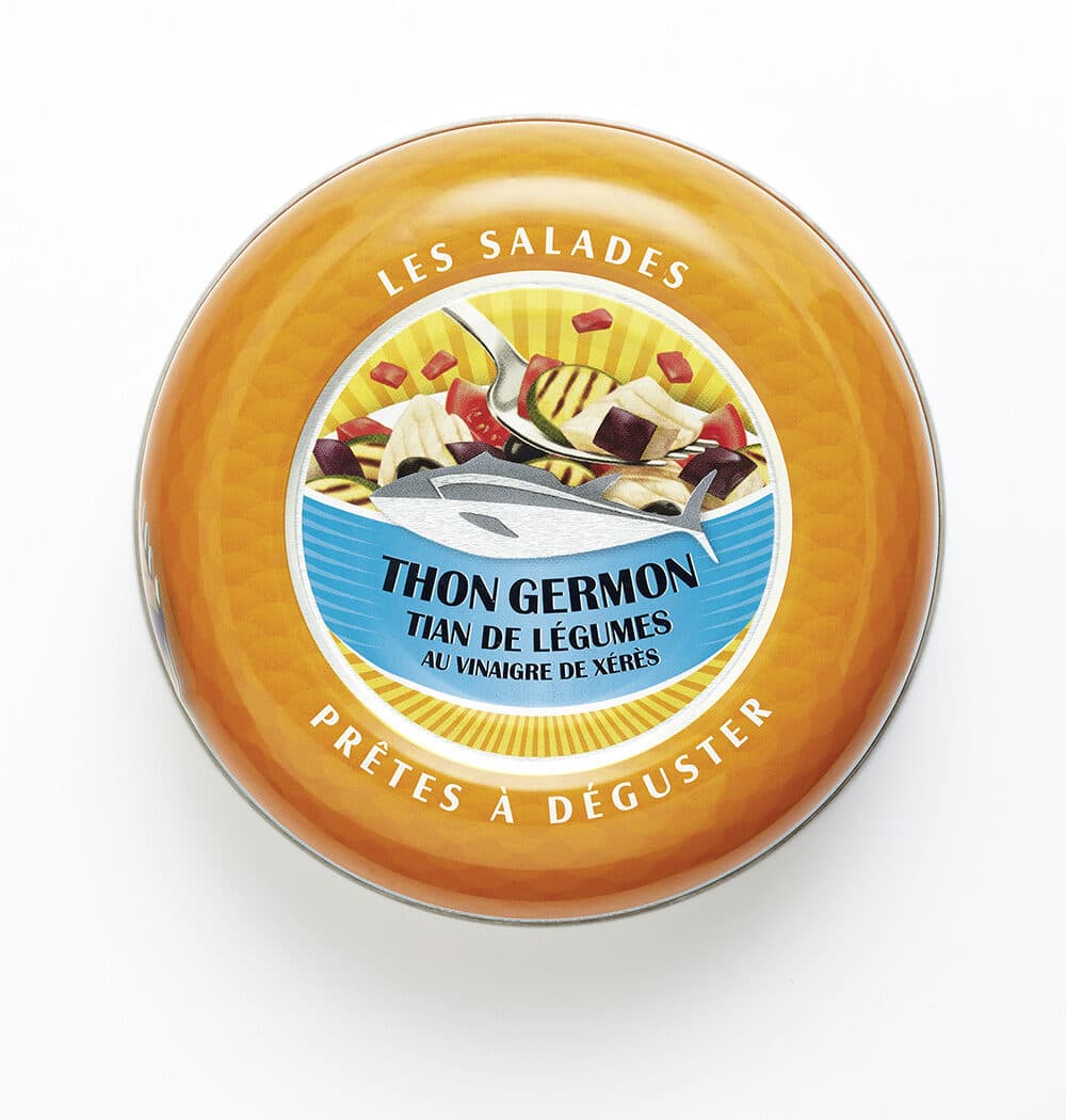 La belle-iloise Salade prête à déguster de thon germon, tian de légumes au vinaigre de Xérès packshot