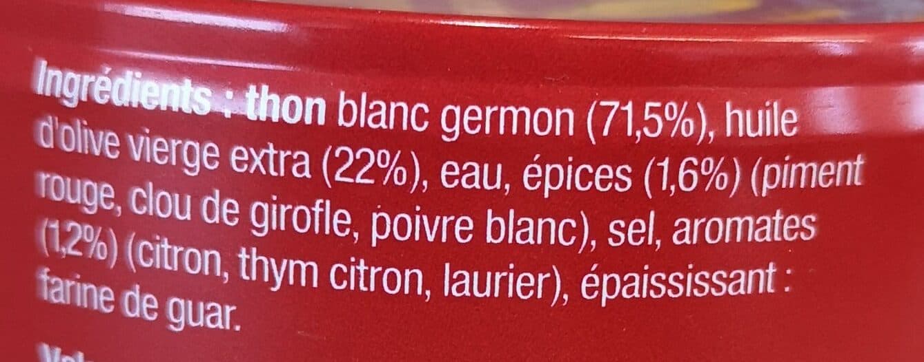 La belle-iloise Thon blanc germon à l'huile, épices et aromates packshot
