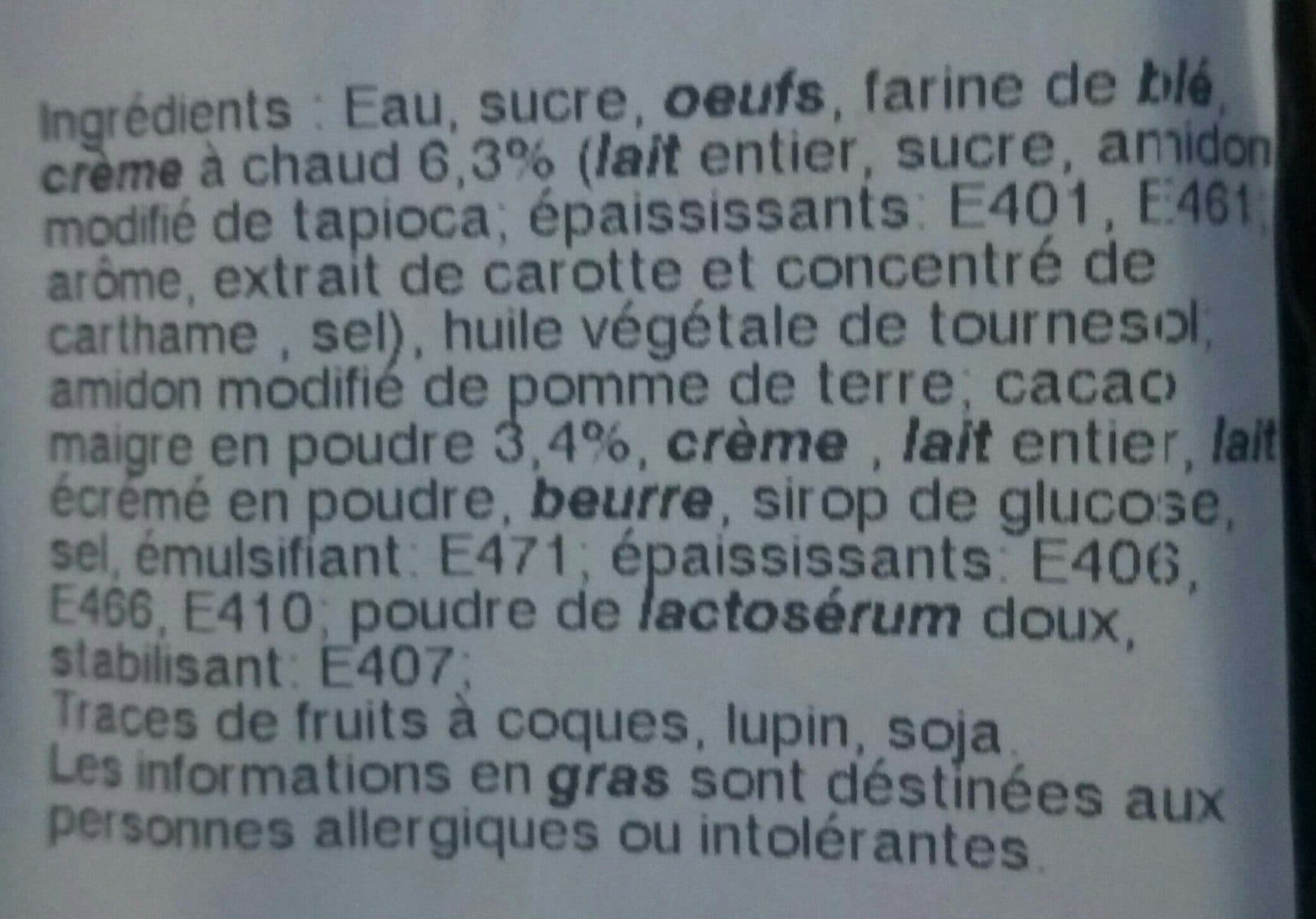 Open Food Facts Eclair parfum chocolat packshot