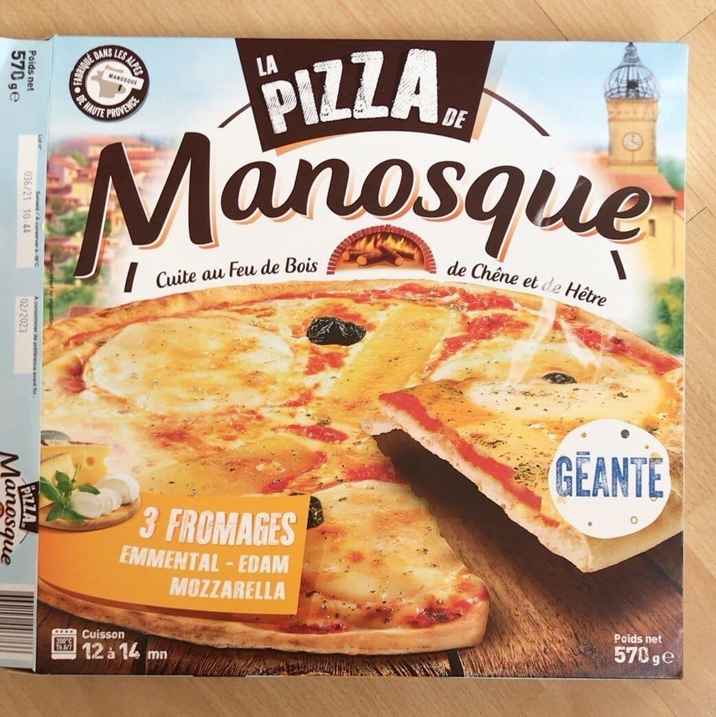 Manosque Pizza de Manosque - 3 fromages packshot