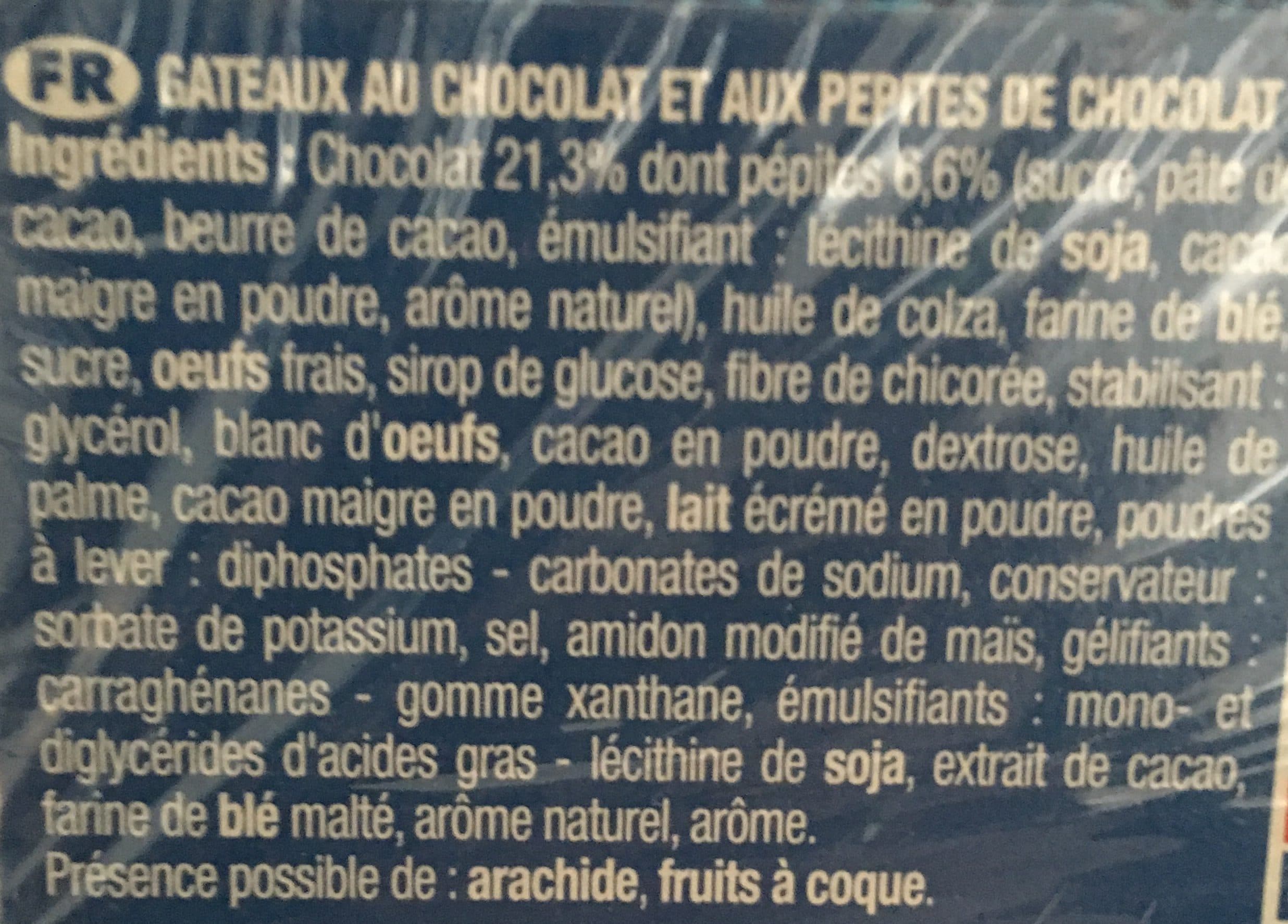 Brossard Gateau L'Original individuel chocolat pepites Brownie 30% rembourses packshot