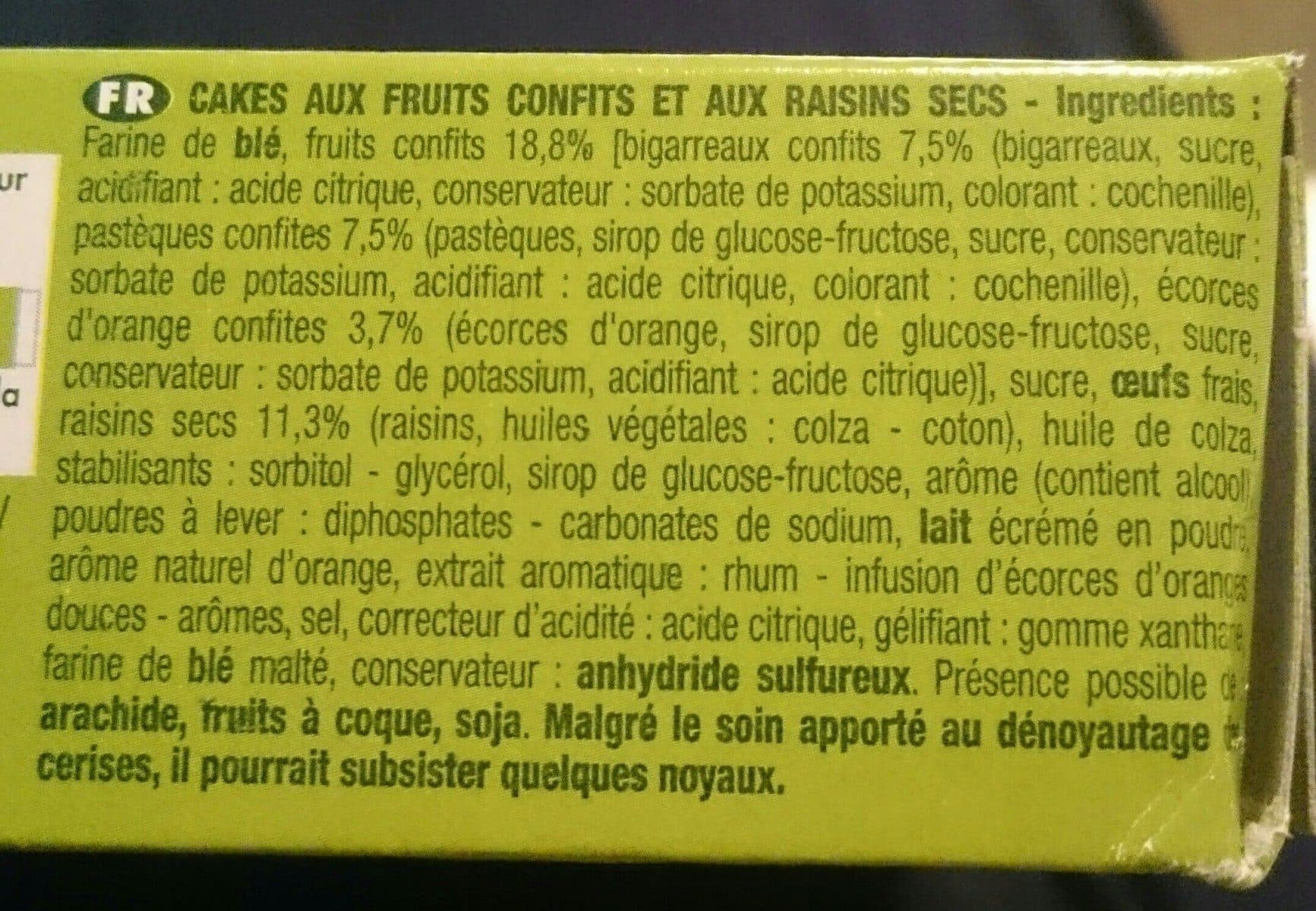Brossard Brossard - mini cake fruits x10 300g offre eco packshot