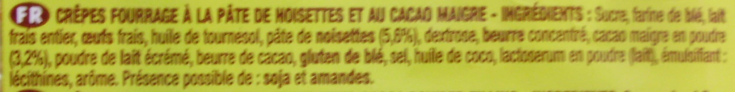 Brossard Savane Crêpes Cacao Noisette (x 8) packshot