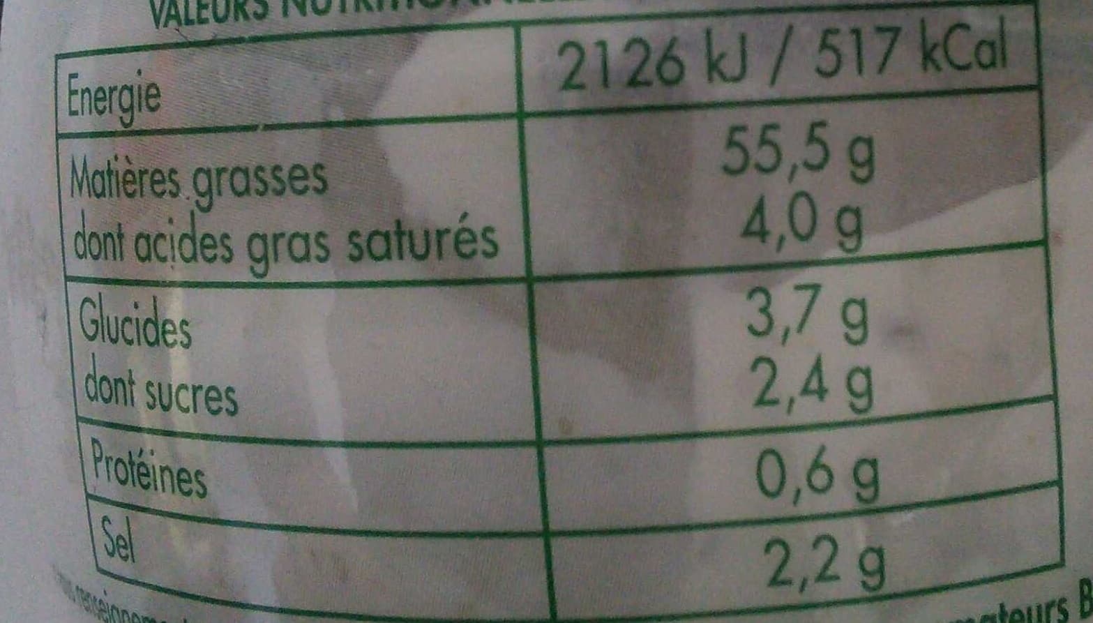 Bénédicta Tartare Sauce aux cornichons et aux câpres packshot