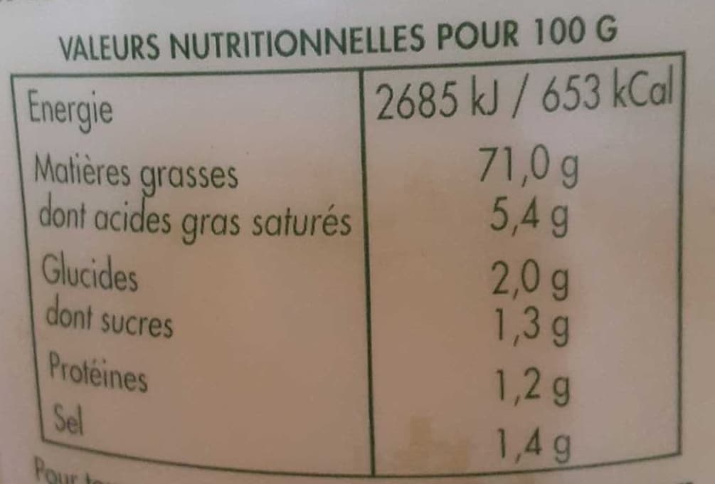 Bénédicta Mayonnaise aux oeufs frais packshot