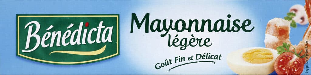 Bénédicta Mayonnaise légère packshot