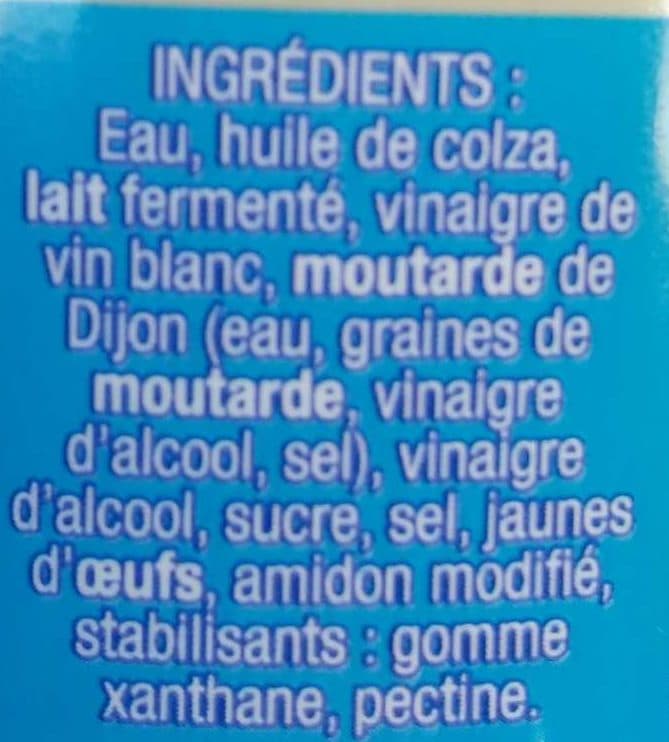 Bénédicta Sauce crudités nature légère packshot