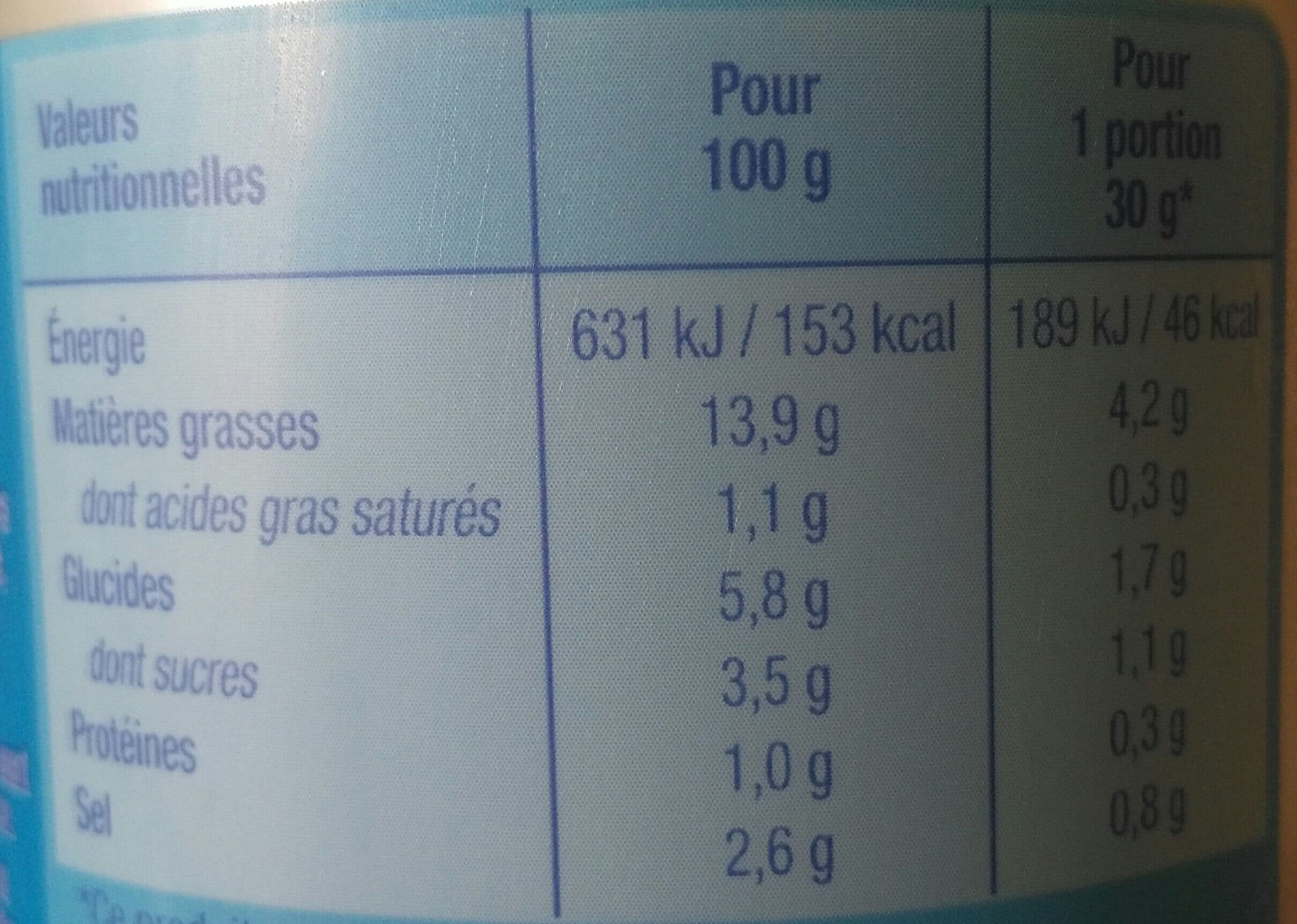 Bénédicta Sauce crudités nature légère packshot