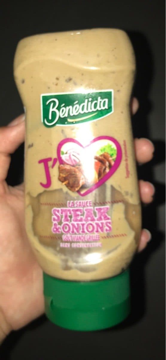 Bénédicta Sauce Steak & Onions Goût viande grilée packshot