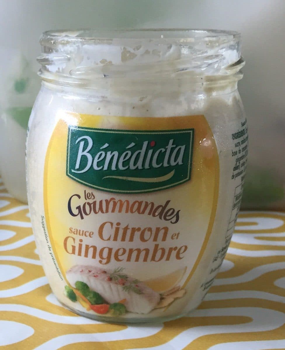 Bénédicta Sauce citron gingembre packshot