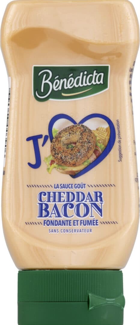 Bénédicta Sauce Cheddar Bacon packshot
