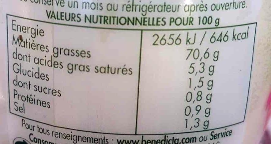 Bénédicta MAYONNAISE AU CITRON packshot