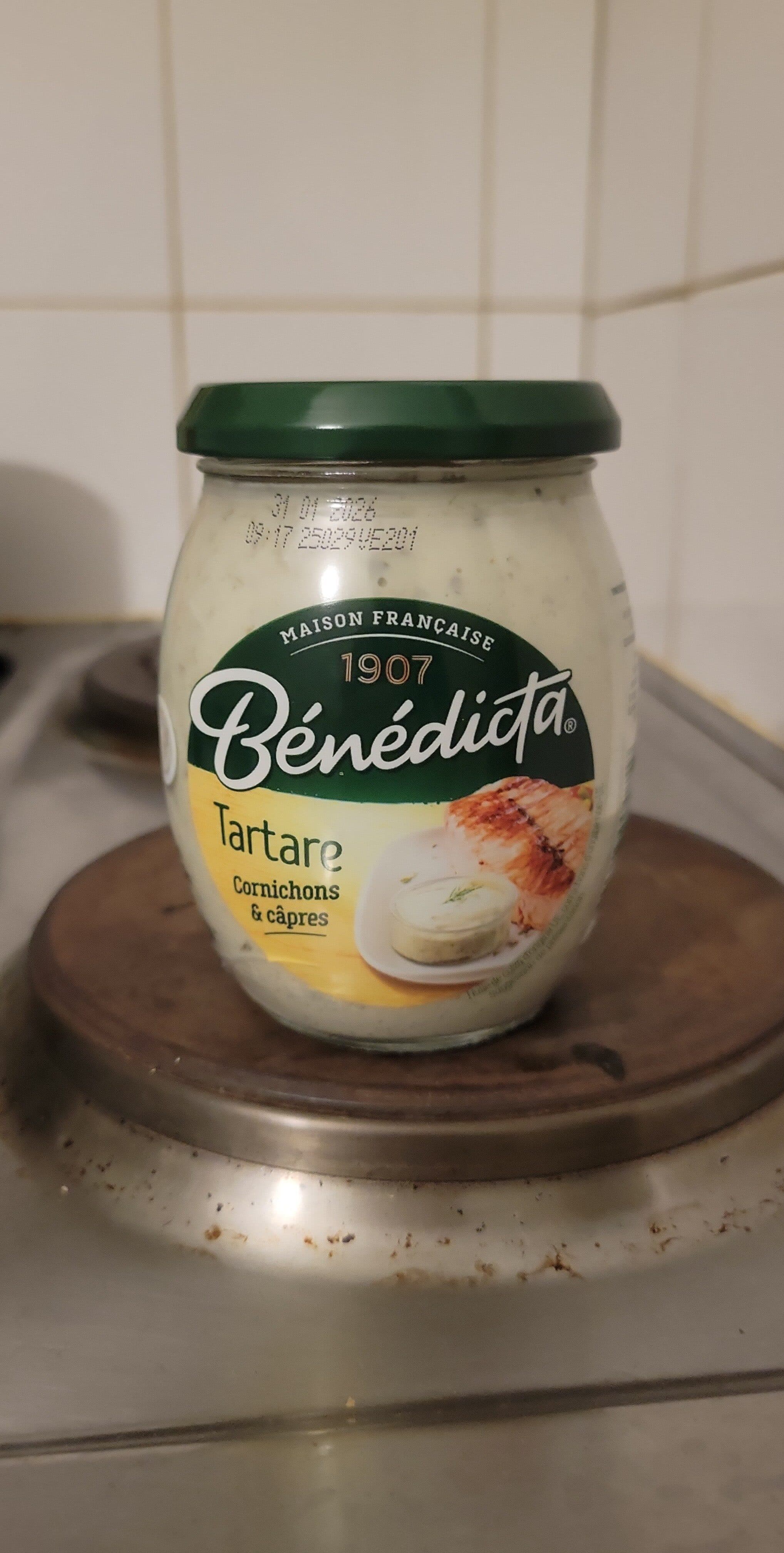 Bénédicta Tartare sauce aux cornichons et aux câpres packshot