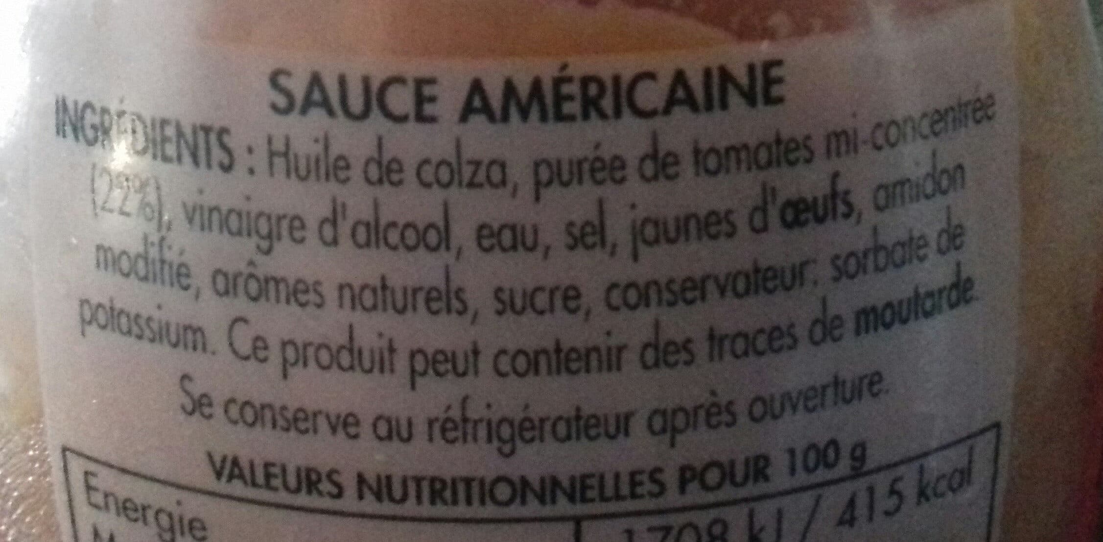 Bénédicta Sauce Américaine packshot