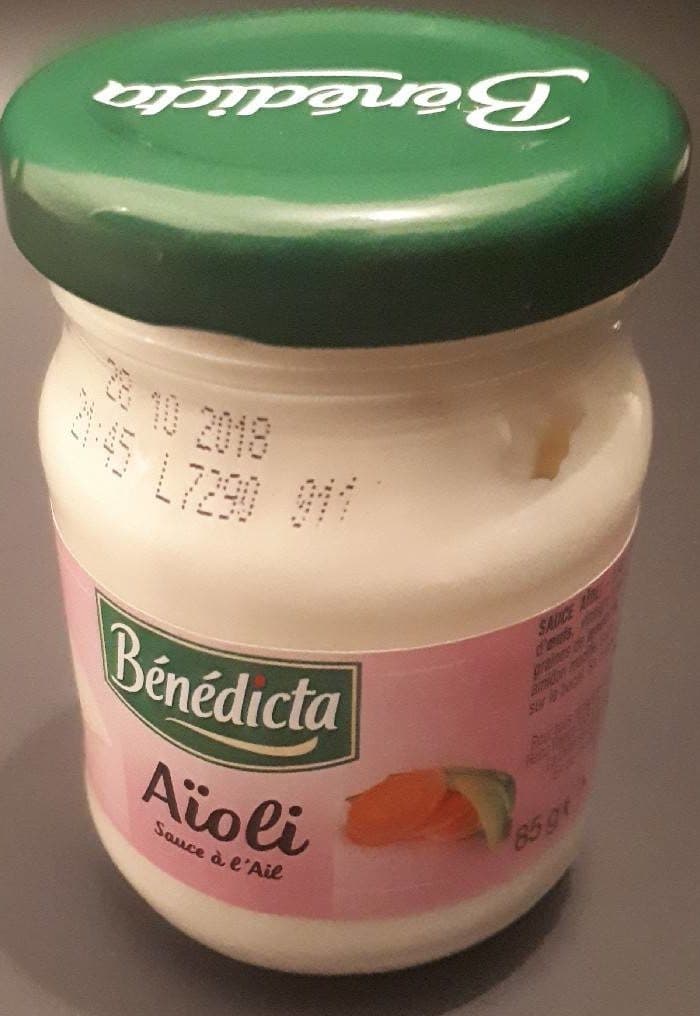Benedicta Aïoli - Sauce à l'ail packshot