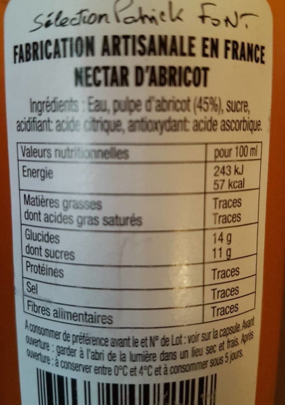 Charles Papillon Nectar d'Abricot packshot