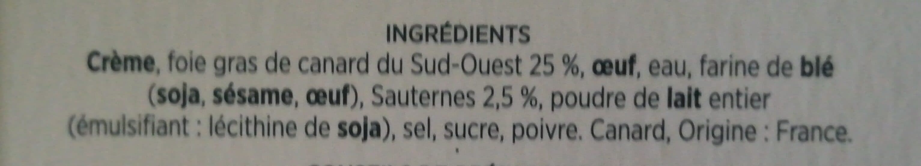 Comtesse du Barry Soufflé au Foie de Canard et au Sauternes packshot
