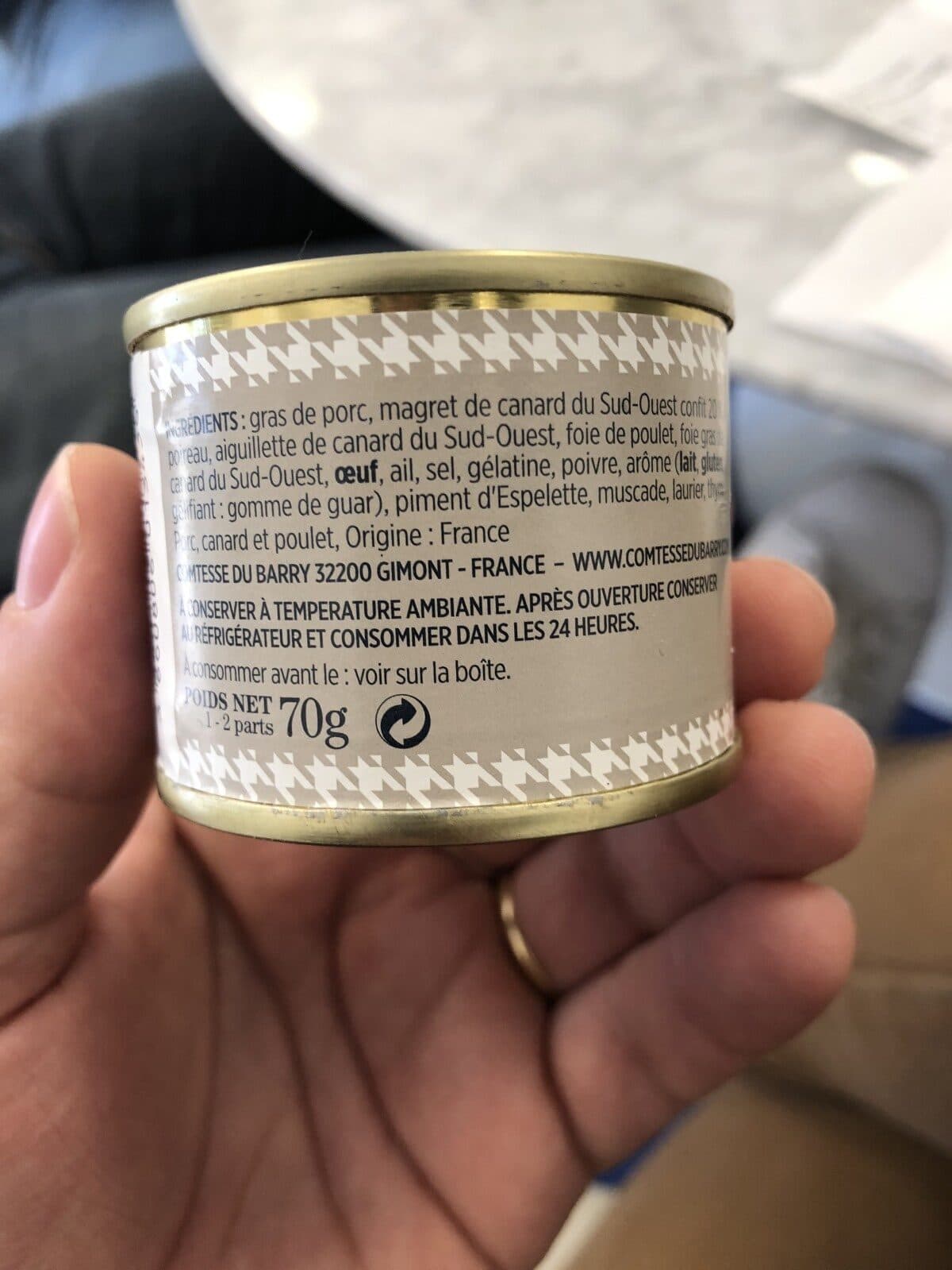 Comtesse Du Barry Terrine De Magret De Canard packshot
