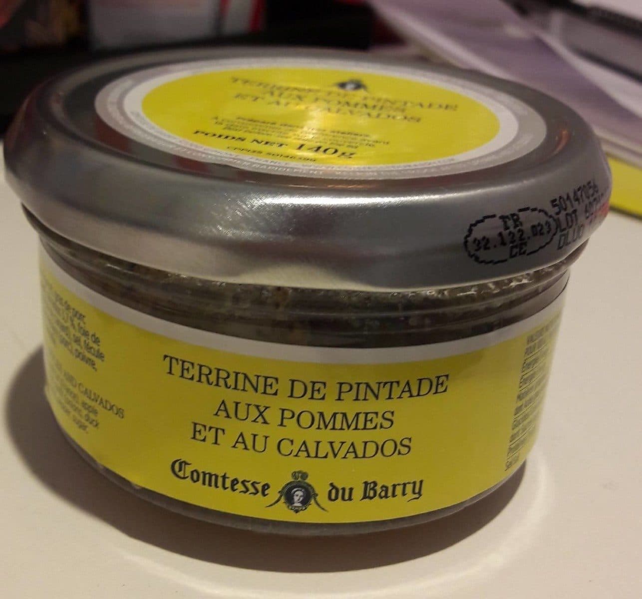 Comtesse du Barry Terrine de pintade aux pommes et au calvados packshot