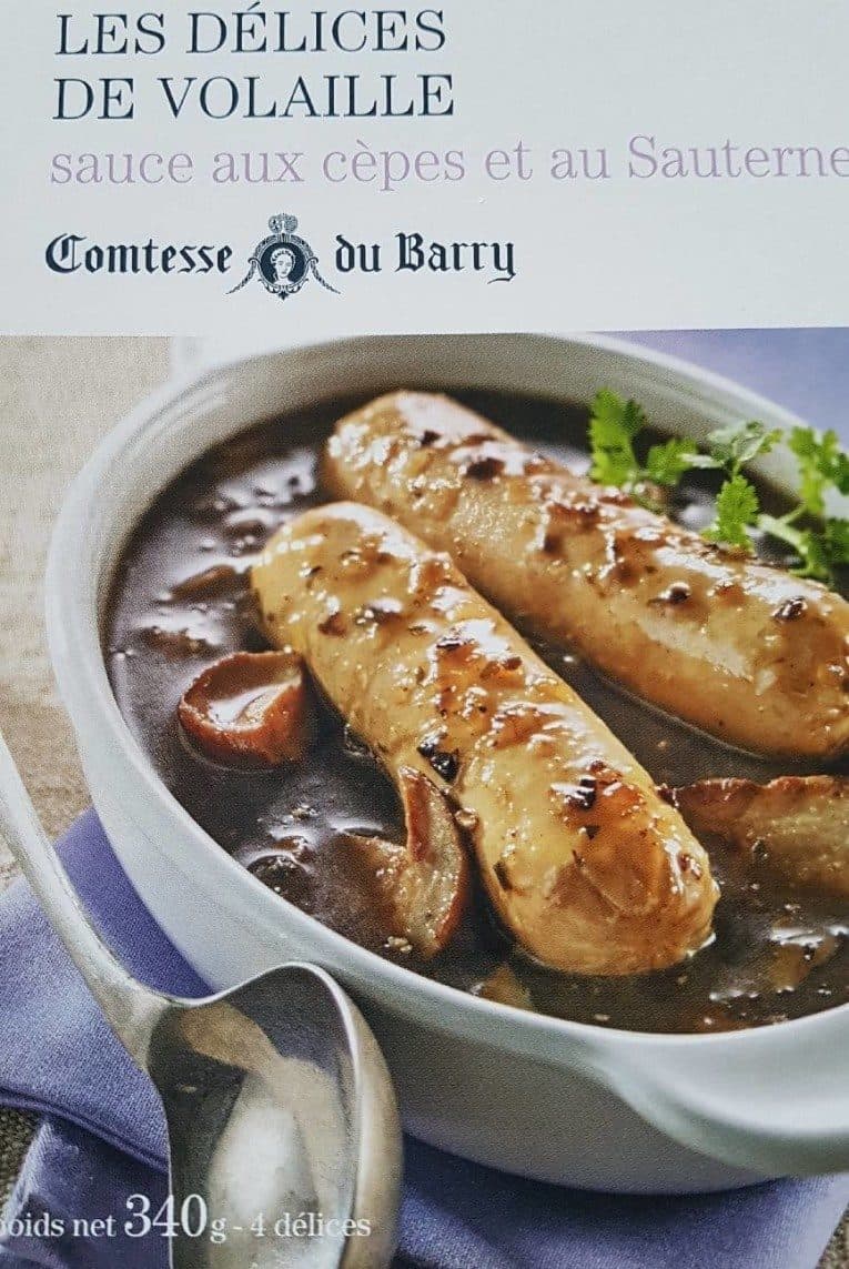 Comtesse du Barry Délice de volaille aux cèpes et Sauternes packshot