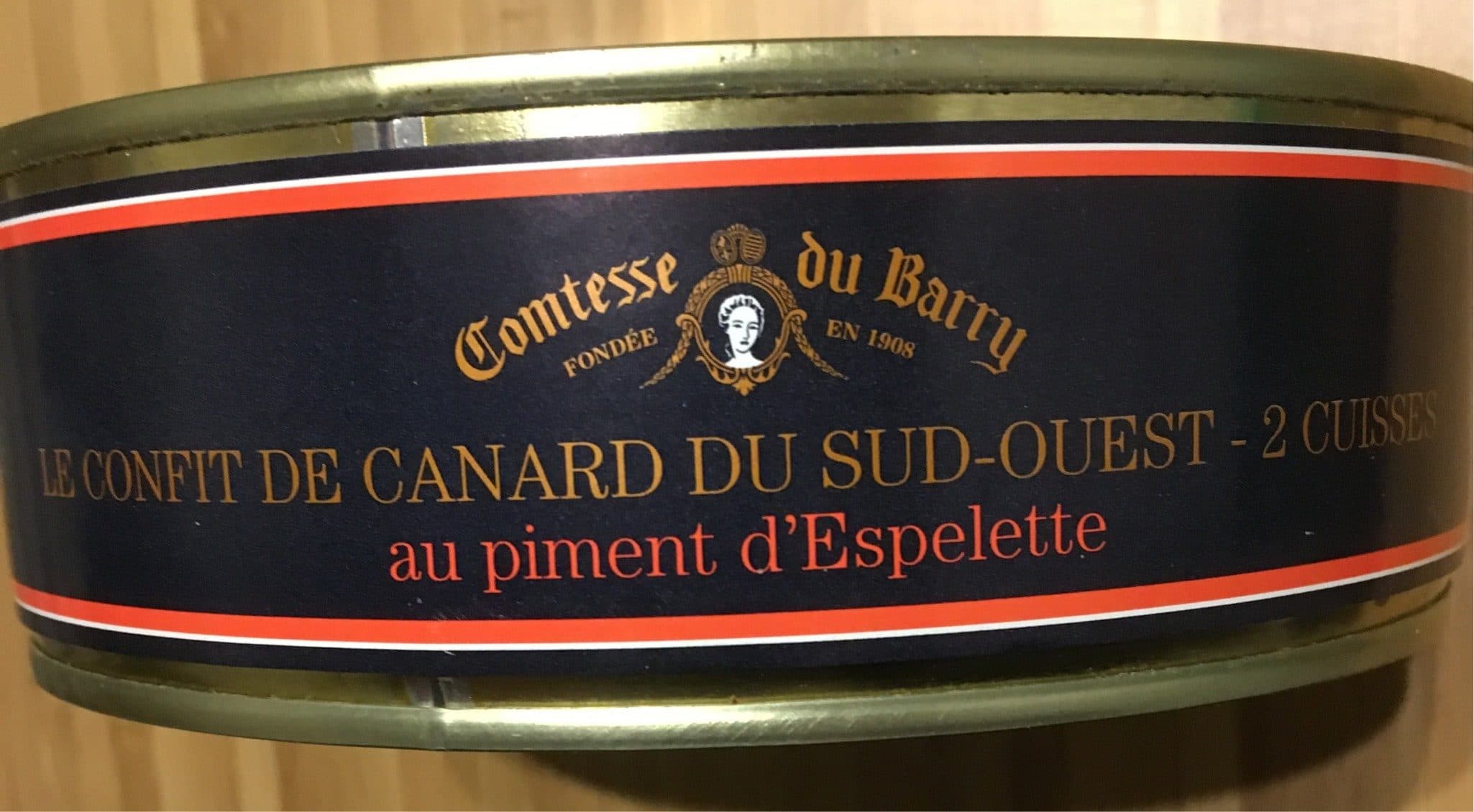 Comtesse Du Barry Confit de canard du Sud-Ouest packshot