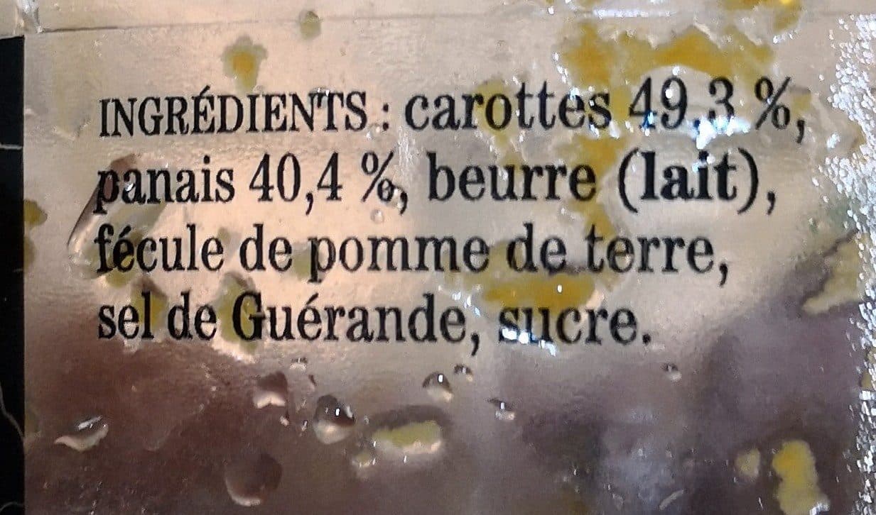 Comtesse Du Barry La purée Panais et carottes packshot
