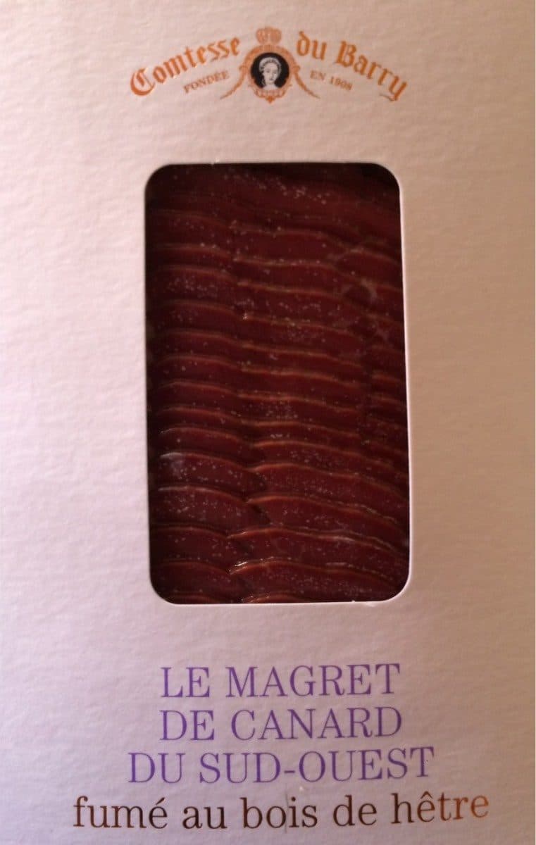 Comtesse du Barry Magret de canard du sud ouest fumé au bois de hêtre packshot