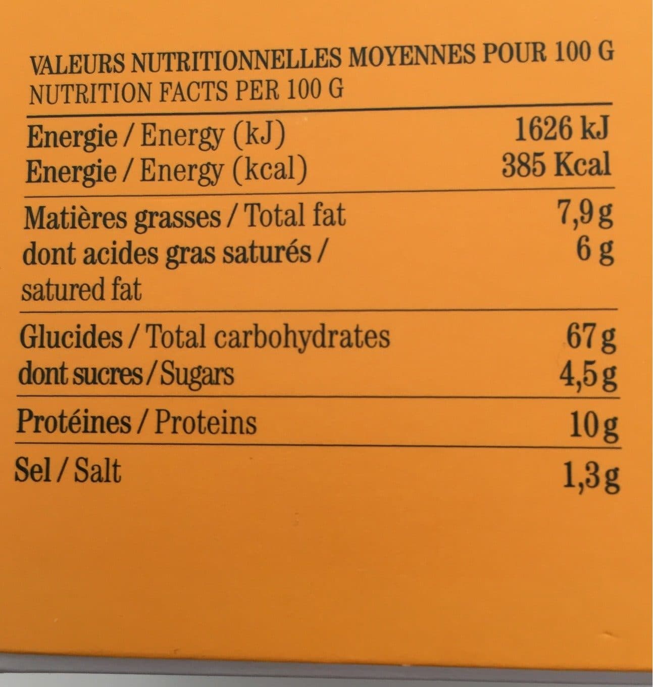 Comtesse Du Barry Mini toasts nature packshot