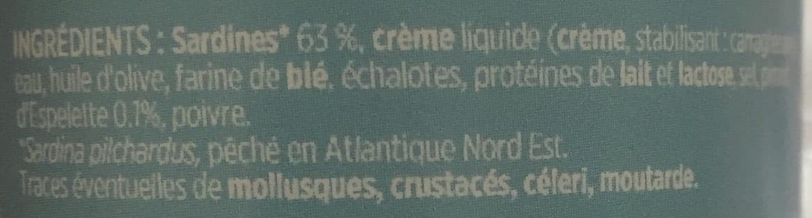 Comtesse du Barry Rillettes de sardine packshot
