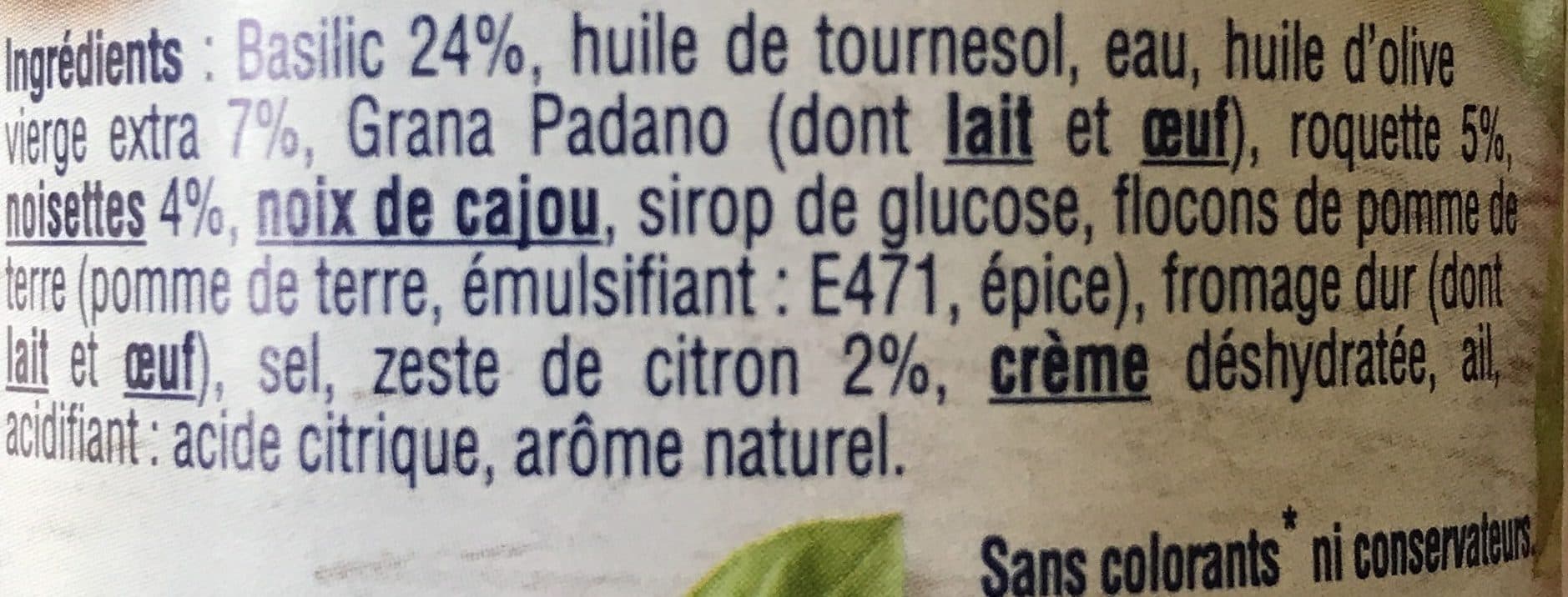 Rivoire carret Pesto packshot