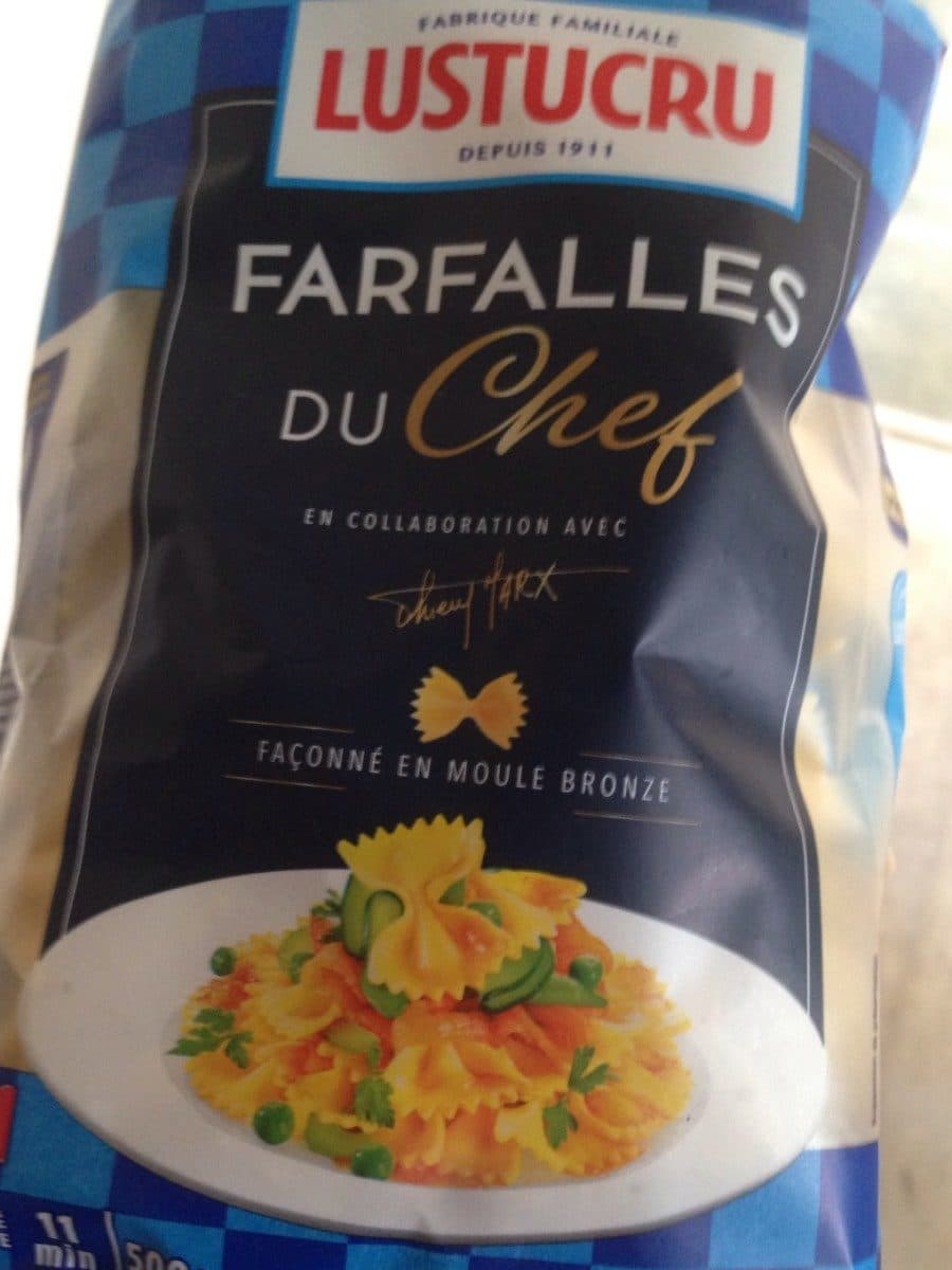 Lustucru Farfalles du chef packshot